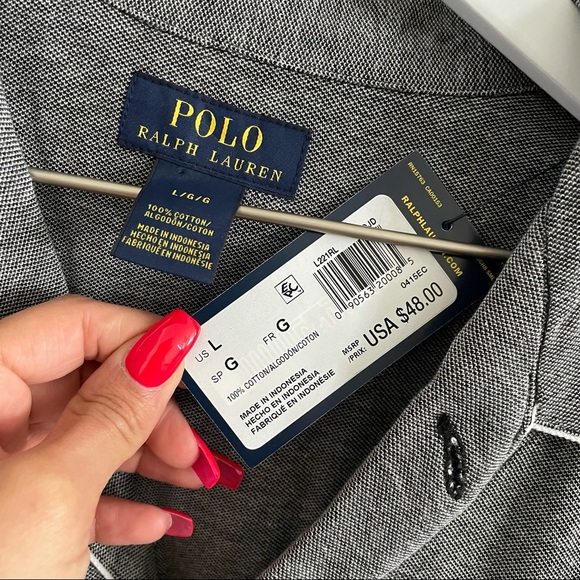 Polo Ralph Lauren Oxford Sleep Shirt Size L - Picture 8 of 11